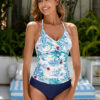 Chic Tropical Tie Tankini - Luralie